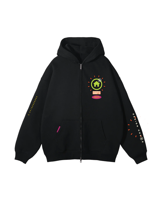 DESIGN HOUSE ZIP HOODIE